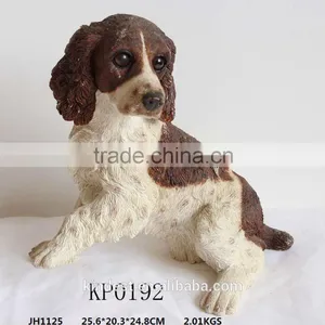 Resin Dog Statue, Resin Crafts Dog Figurines, Arts & Crafts Dogs Ornaments thumbnail-1