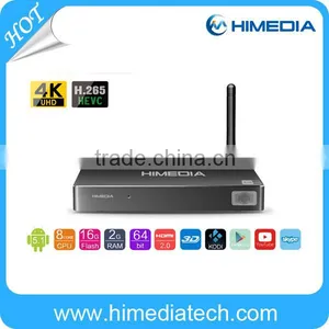 Shenzhen Factory Price HiMedia Octa Core Rockchip RK3368 4K Android 5.1 tv Box Kodi 15.2 With High Definition thumbnail-5