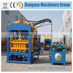 Dongyue Automatic Block Making Machine Price Type and Hydraulic Pressure Method Manual Interlocking Brick Pressing Machine thumbnail-1