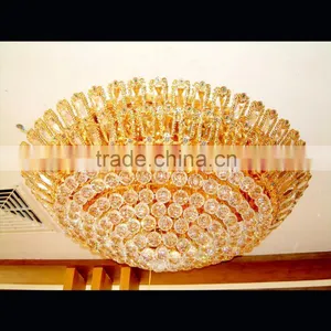 Modern Emerald Lace Gold Ceiling Lights thumbnail-1