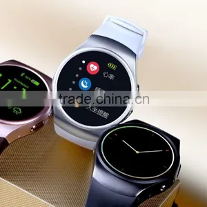 2016 New Product KW18 Smart Watch Android IOS Bluetooth MTK2502C SIM Round Heart Rate Monitor Watch Clock thumbnail-5