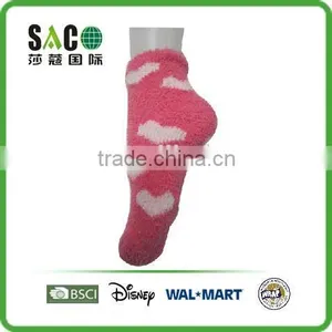 Colourful Heart Jacquard Fluffy Socks thumbnail-4