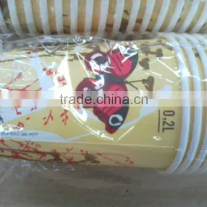 Wholesale Logo Print Single Wall PE Coated Paper Coffee Cups thumbnail-1