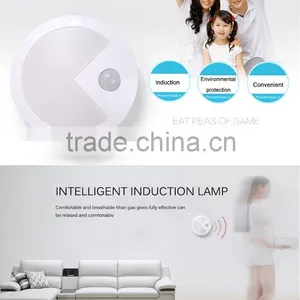 LED Wall Lamp Creative Eat Peas Body Sensor USB Night Light Charging Bedroom Corridor LED Optically Controlled Wall Lamp thumbnail-4