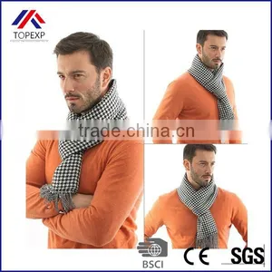 2016 New Autumn & Winter Mens Scarves,classical Gird Pattern Man Scarf Shawl/fashion Cotton Cashmere Knitting Wrap thumbnail-1