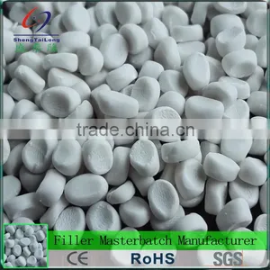 Low Price White 75% CaCO3 Masterbatch For LDPE Products thumbnail-1