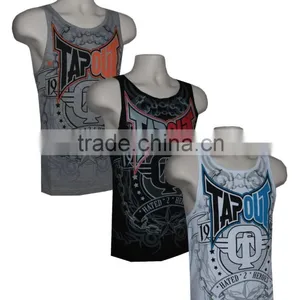Supplex Blank Gym Mens Stringer Singlet thumbnail-1