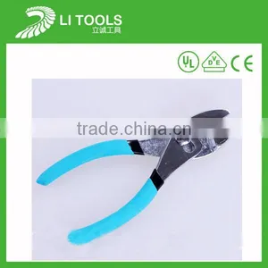 8" Black Finish Popular Combination Plier With Red Handle thumbnail-1