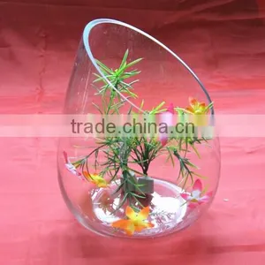 Clear Glass Vase Fish Farm thumbnail-1