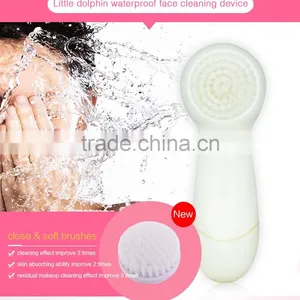 High Quality Small Waterproof Massage Device ,face Cleaning Brush thumbnail-6