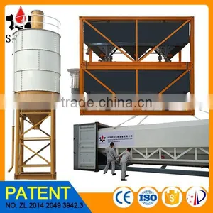 100 TONS CEMENT SILO FOR MB1200 MOBILE CONCRETE BATCHING PLANT thumbnail-3