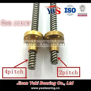8mm 10mm Lead Screw With Trapezoidal Thread and Brass Nut thumbnail-1