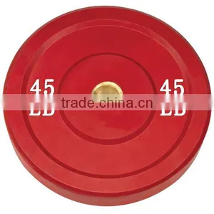 100% Rubber Bumper Weight Plate,Equipment for CrossFit,Bumper Weights thumbnail-1