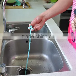 Drain Cleaning Tool DIY Plumbing Dredger Removing Hair Clogs Works on Showers Bathroom Sinks Kitchen Sinks thumbnail-6