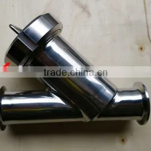 Food Grade Sanitary Stainless Steel Ss304 Y Type Strainer/Filter(weld,thread,tri-clamp) thumbnail-2