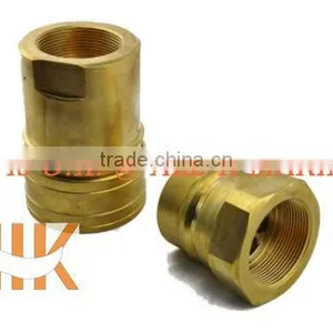 Custom Precision Knurling Brass Air Quick Connect Coupler thumbnail-1
