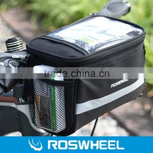 Roswheel 3.5L Bike Handlebar Bag Bicycle Cycling Supplies Front Tube Pocket 600D Map Pack for Riding Cycling thumbnail-2