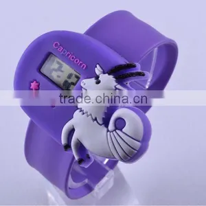 2012 New Arrival Animal Shape Kids Silicone Digital Slap Watch thumbnail-1