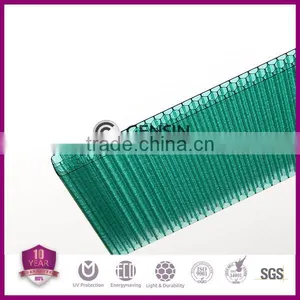 Honeycomb U-lock Polycaronate Hollow Sheet Solar Control Roofing System thumbnail-3