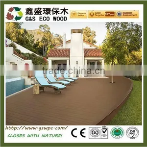 Easy Install Composite Decking Wood Recycling Waterproof Wpc Decking Floor thumbnail-1