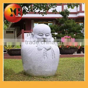 Hand Carved Paintings of Buddha Faces Statue for Garden Decoration thumbnail-4