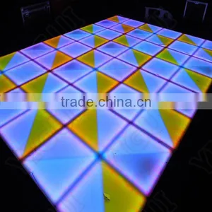 CE,RoHS Certification and RGB Emitting Color 3D Led Dance Floor thumbnail-4