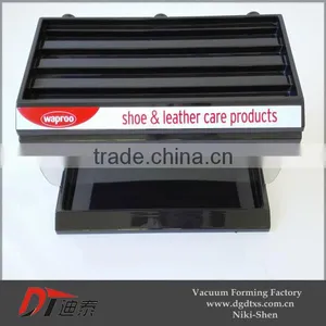 OEM Designed Plastic Shoe & Leather Care Product Display Rack by Vacuum Forming thumbnail-1