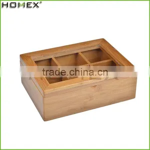 China Custom Bamboo Tea Box/Homex_Factory thumbnail-1