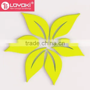 Original Design MDF Wood DIY 3D Wall Decor Leaf Shape Wall Stickers thumbnail-5