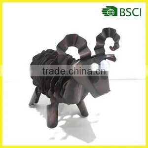 YS15147 Garden Decoration Metal Sheep With Solar Light for Home Decor thumbnail-1