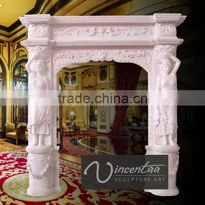 Hot Sale Modern Home Decor Stone Carvings and Sculpture Marble Interior Door Surrounds thumbnail-5