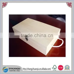 Customized Cheap Unfinished Wooden Sewing Box for Sale thumbnail-1