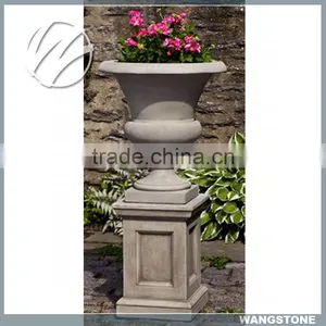Vintage Handmade Custom Stone Planter in the Garden thumbnail-1