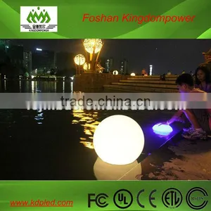 White Plastic Shell Rechargeable Waterproof Colorful Led Ball thumbnail-1