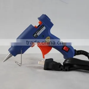 20W Glue Gun + 25pcs 200mm Glue Stick Crafts Repair Tool Mini Electric Heating Hot Melt Glue Gun thumbnail-5