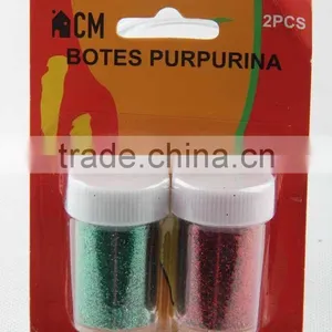 2017 HOT ''2PC Plastic Bottled Painting Glitter Powder thumbnail-1