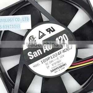 New Authentic 12025 12cm 24V Ultra Quiet / Ball Fan 109P1224F4D03 thumbnail-2