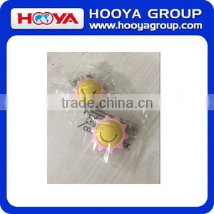 Hot Sale Sun Shaped Smiling Face Make up Eraser Back to Shool Cute 3d Eraser thumbnail-3