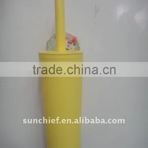 Sticky Acrylic Toilet Brush Holder thumbnail-1