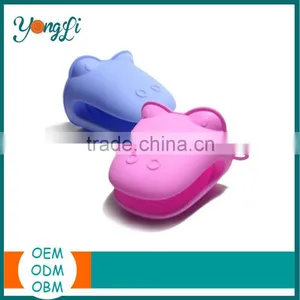 Hot New Microwave Silicone Rubber Kid Cat Oven Mittens thumbnail-1