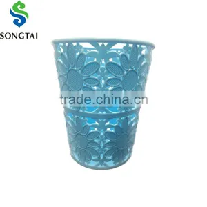 Round Plastic Waste Bin thumbnail-1