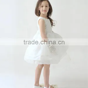 Elegant Baby Girls Christening Dresses Flower Lace Girl Ceremony Dress Princess Birthday Party Baby Girl Formal Occasion Dress thumbnail-5