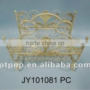 Decorative Metal Newspaper Holder thumbnail-1