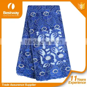 Bestway Top-end Handmade Embroidery Tulle Lace Beaded Bridal Lace Fabric French Net Lace Fabric With High Quality FL0245 thumbnail-6