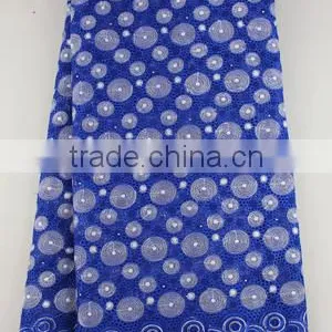 New Design Eyelet Voile Lace Fabric With Circle Patterns SL0308 thumbnail-1