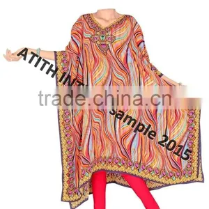 DIGITALLY PRINT MICROFIBER KAFTANS thumbnail-5