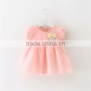 Cute Puffy Girl Casual Dress Smile Face Girl Fancy Frocks thumbnail-1