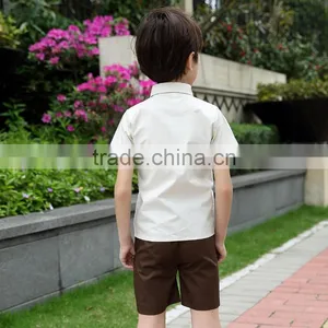 Juqian Classic Fashion Stylish Short Sleeves Summer Primary Kids School Wear Whosale With Picture thumbnail-4