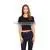 Bella+Canvas Women's Poly-Cotton Crop Tee - 52% Combed and Ring-spun Cotton 48% Polyester and Comes With Your Logo thumbnail-2
