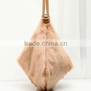 European Style 2017 Fashion Artificial Fur Handbag Beautiful Women's Winter Shoulder Bags thumbnail-6
